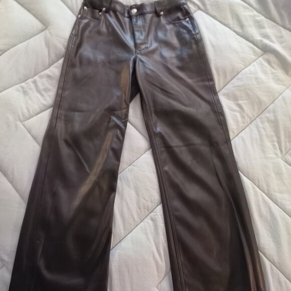 Zara Pleather Pant 4 - Picture 6 of 6